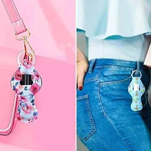 Chapstick/Lipstick Holder Keychain - Picture 3 of 5